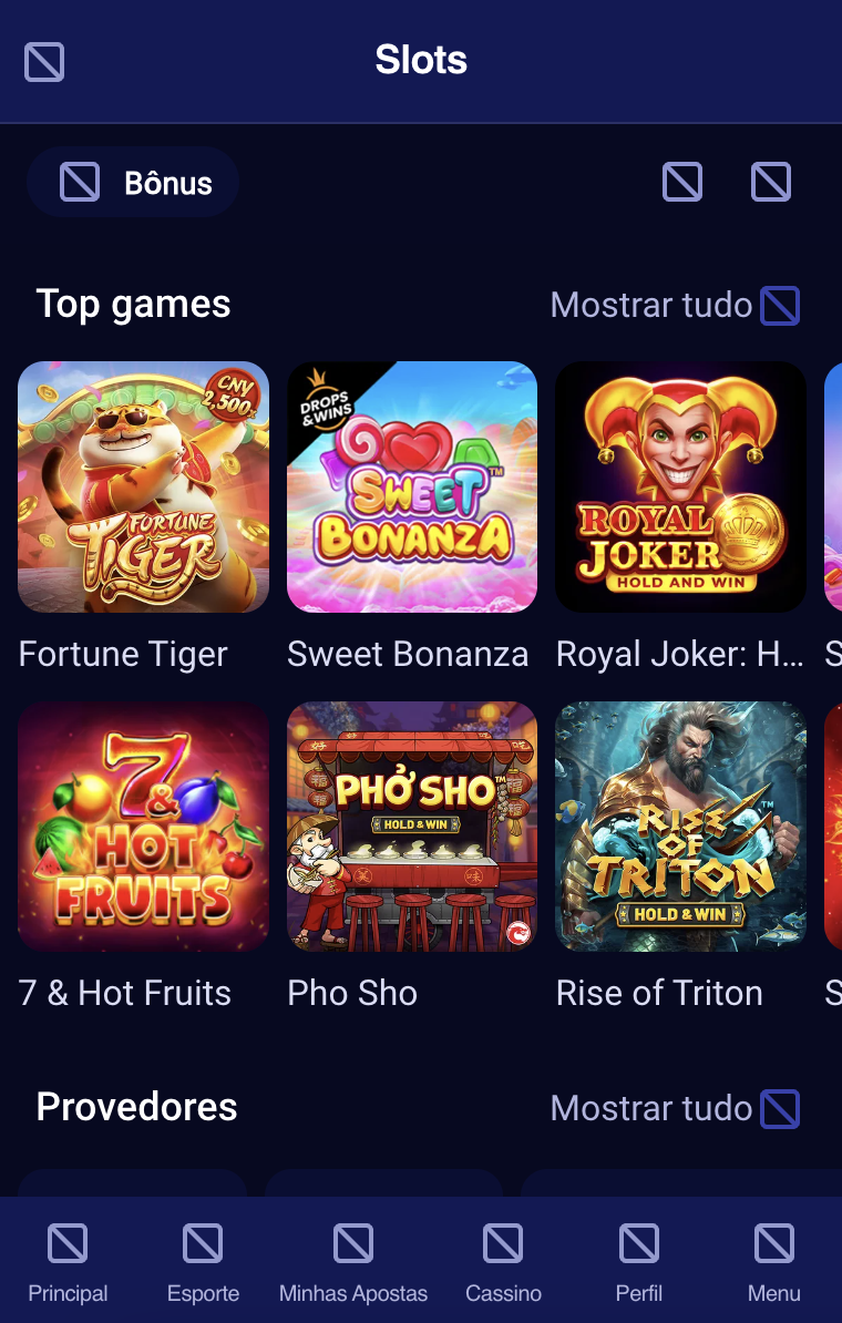 Top slots exibe os jogos mais populares da Fortabet